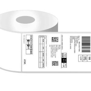 Thermal Shipping Label Papers 100x150 mm(400 Roll Labels) Waterproof Oil-Proof Anti Scratch-All Label Printer Compatible